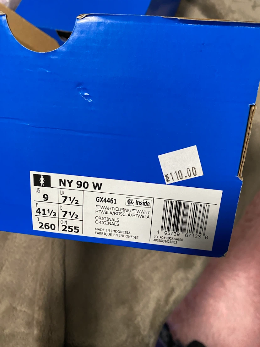 Adidas NY 90 W Shoes White and Pink Size 9 - photo 5