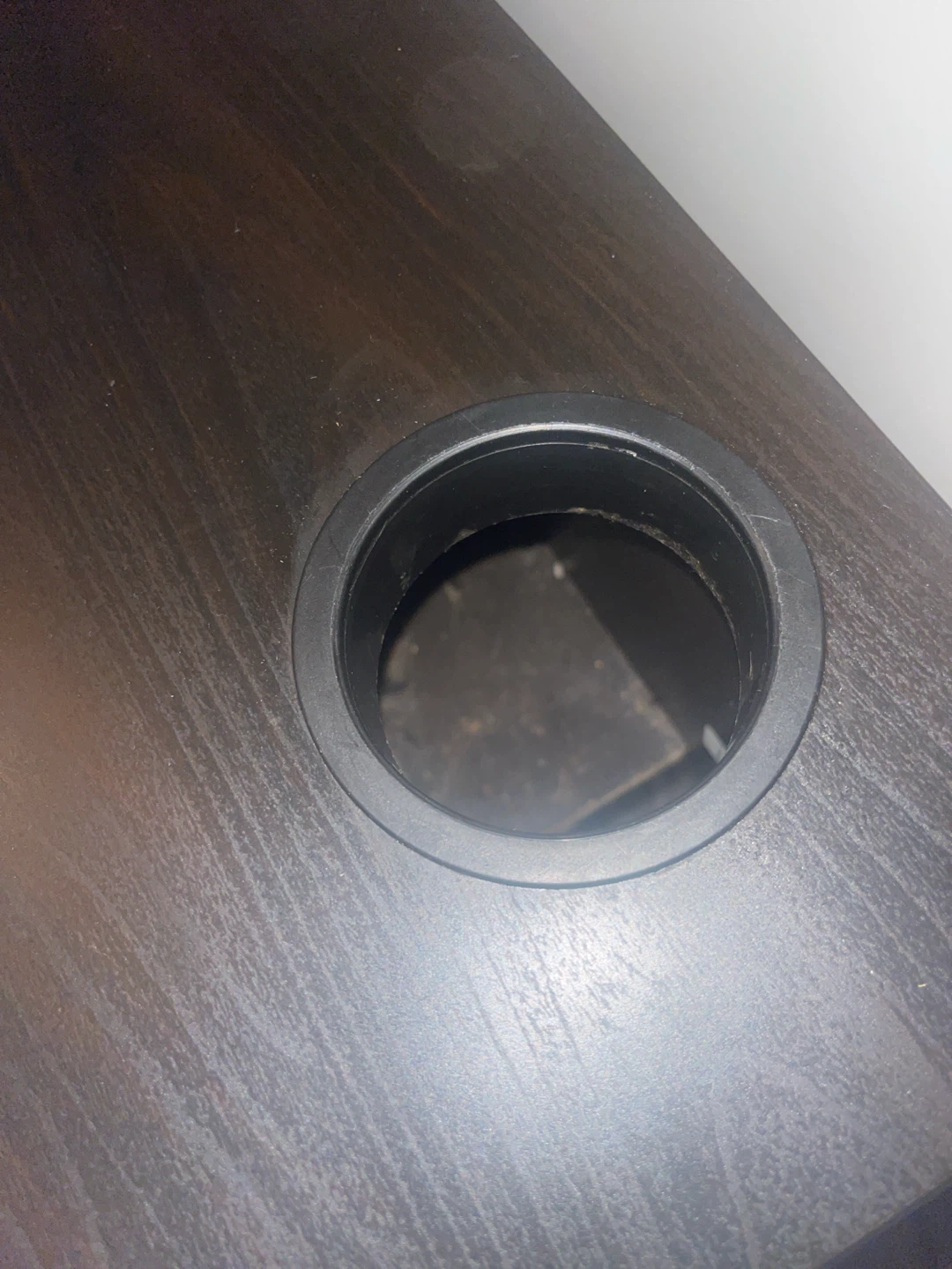 Black Ikea Desk with Drawer - photo 3
