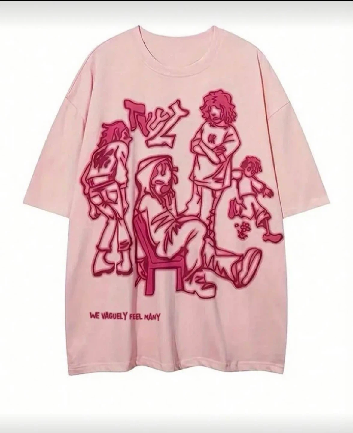 Pink Graphic T-Shirt