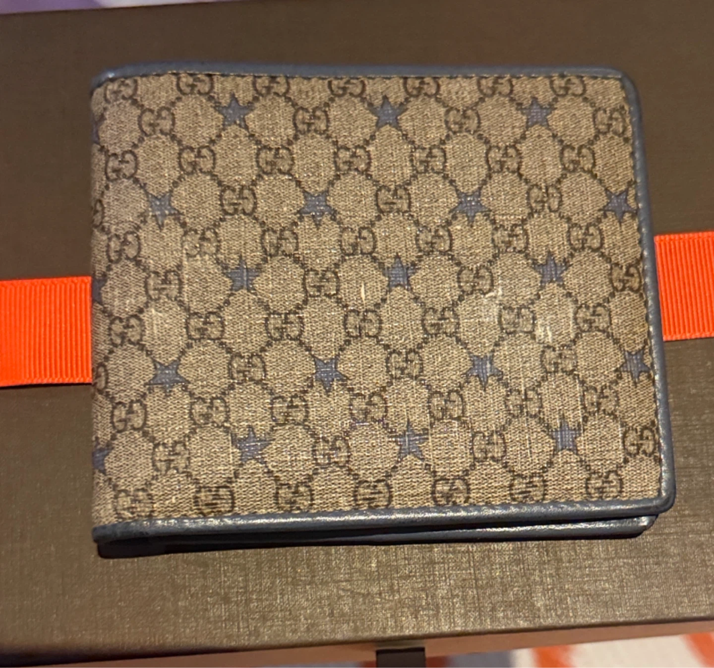 Gucci GG Supreme Monogram Wallet with Stars - photo 2