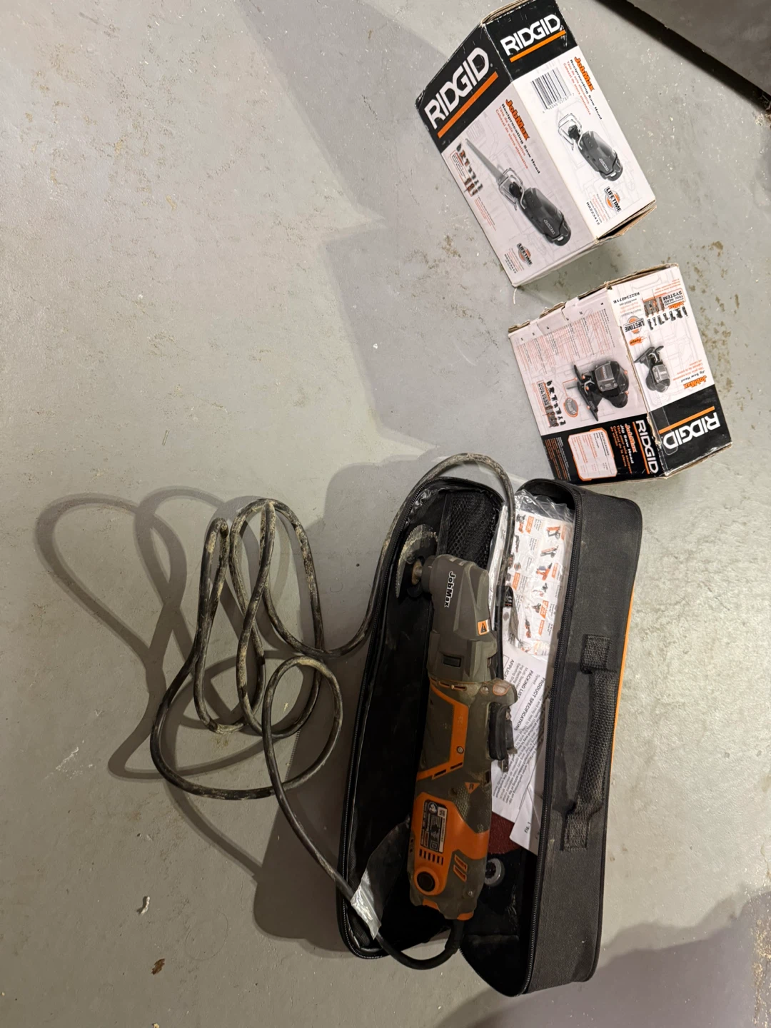 RIDGID JobMax Oscillating Multi-Tool