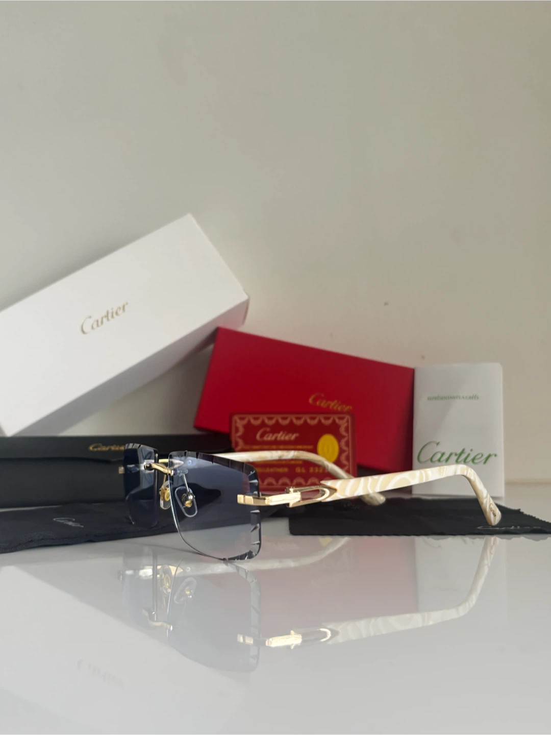 Cartier Rimless Sunglasses