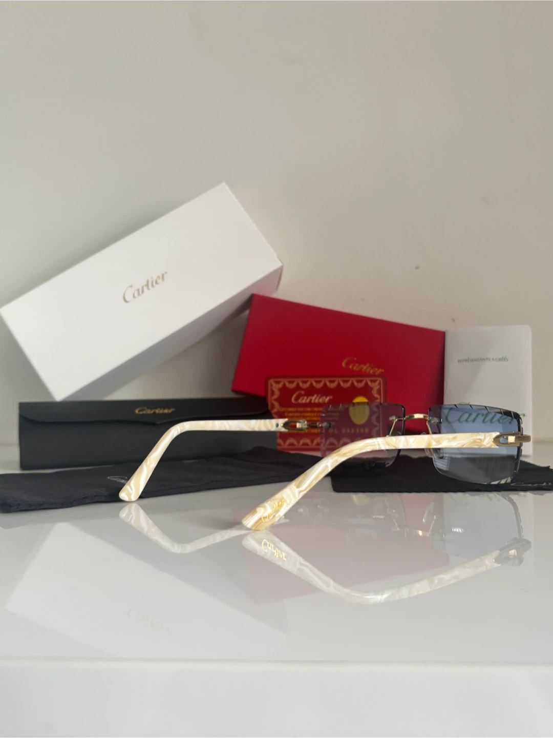 Cartier Rimless Sunglasses - photo 3