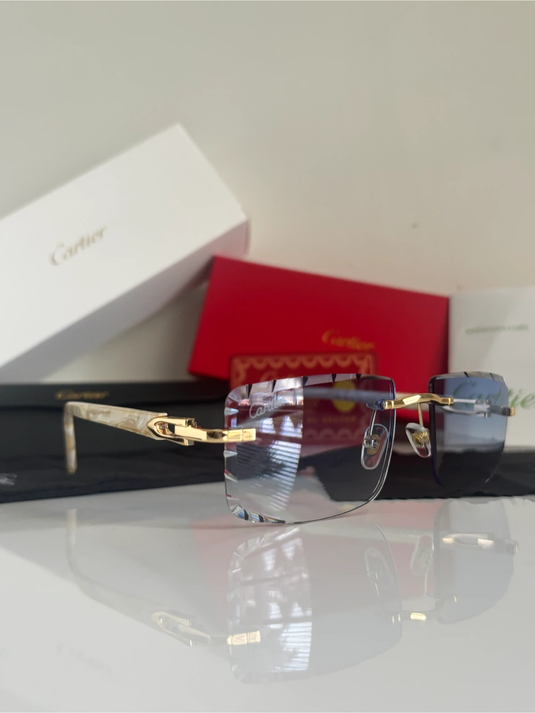 Cartier Rimless Sunglasses - photo 4