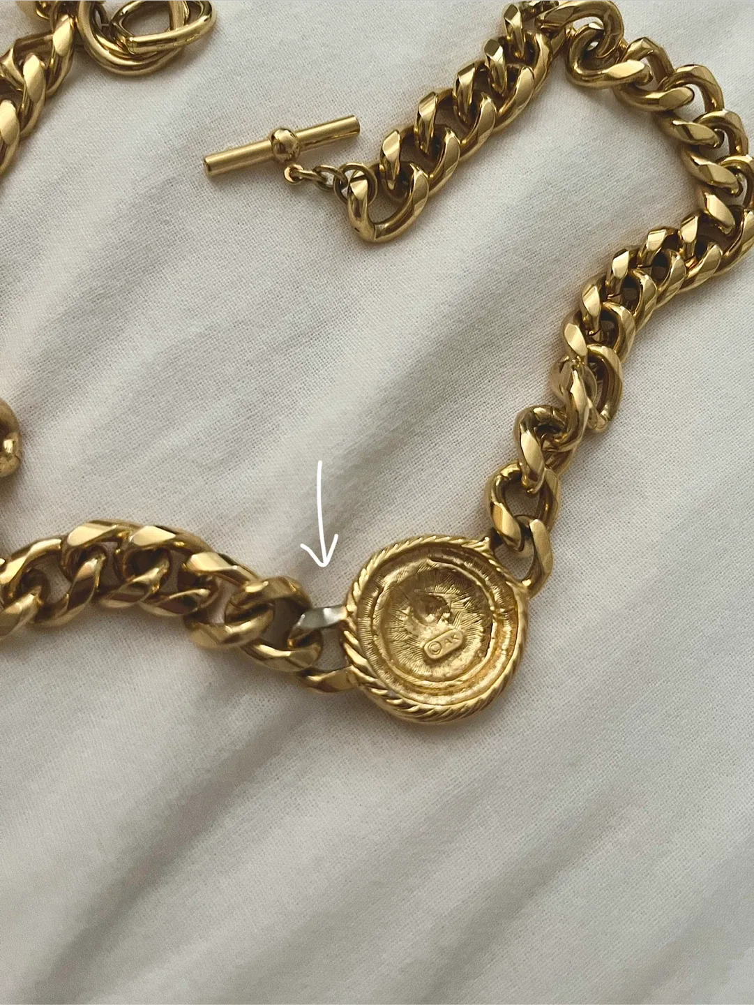 Anne Klein Lion Head Gold Tone Choker Necklace - photo 4
