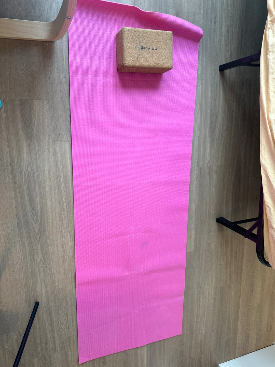 Gaiam Cork Yoga Block/ yoga mat - photo 3