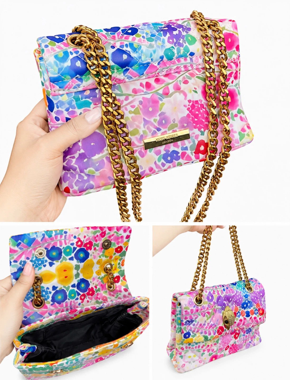 Kurt Geiger Mini Kensington Bag - Floral. Small - photo 3
