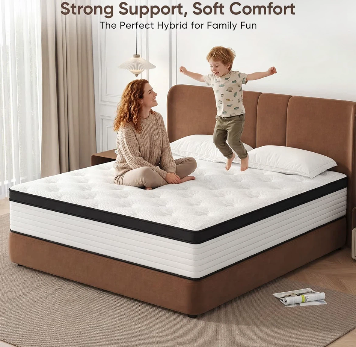 14 inch Full sized Hybrid Mattress with Pressure Relief - photo 2