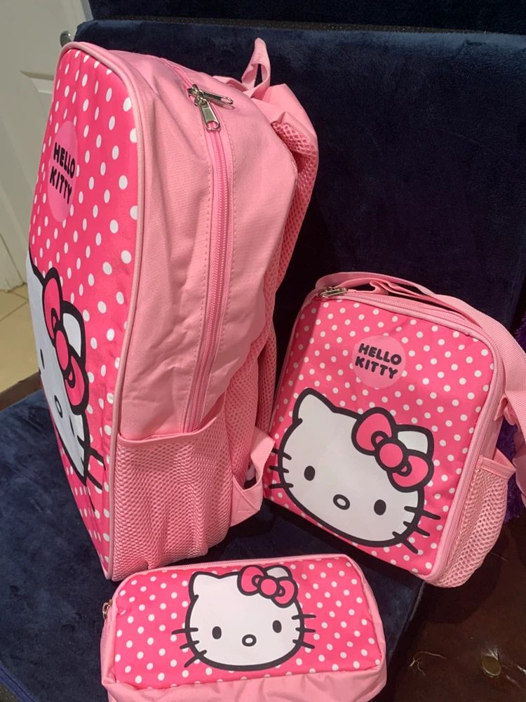 Hello Kitty Backpack, Lunch Bag & Pencil Case Set - photo 2