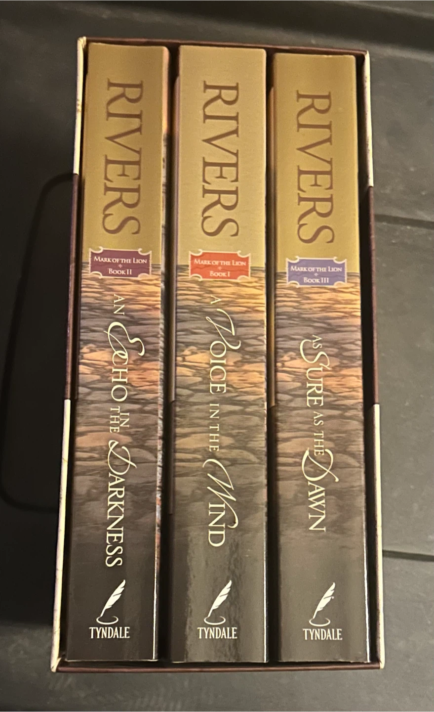 Francine Rivers Mark of the Lion Gift Collection Box Set - photo 2