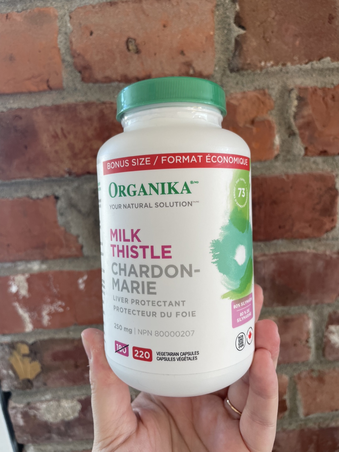 Unopened Milk Thistle Supplement
