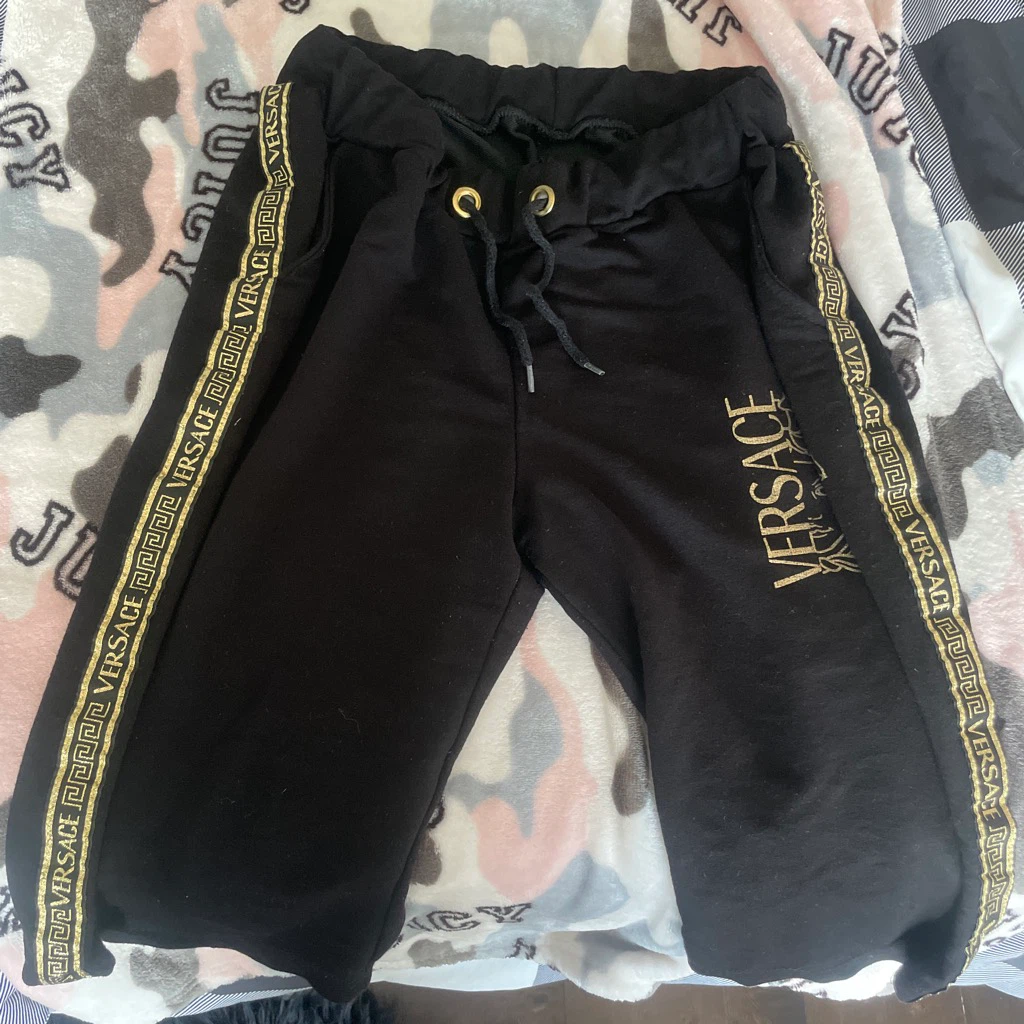 Versace Black Medusa Sweat Shorts