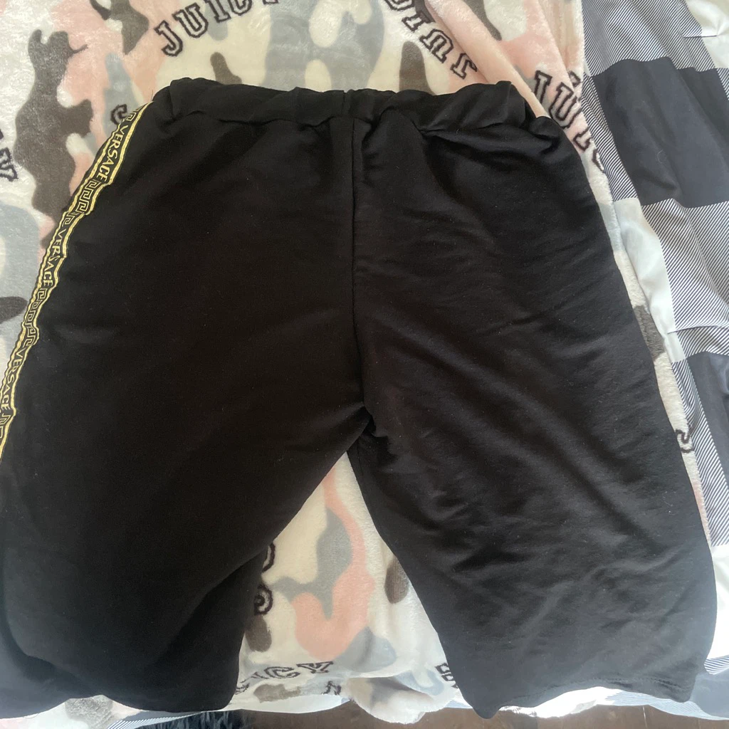 Versace Black Medusa Sweat Shorts - photo 2