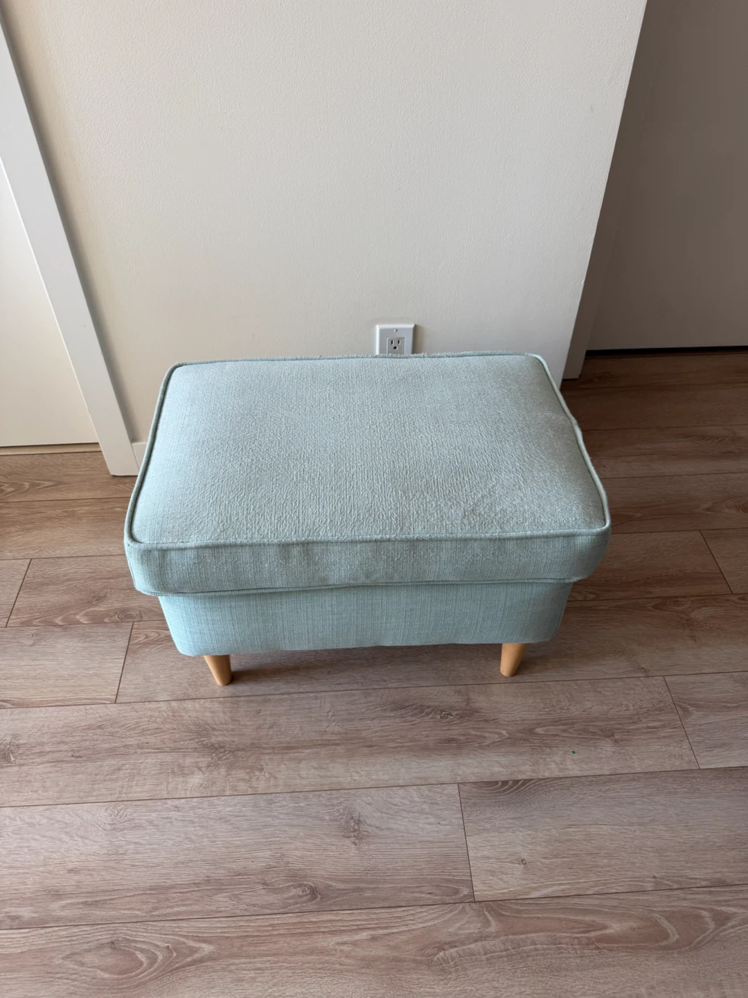 IKEA STRANDMON with matching ottoman