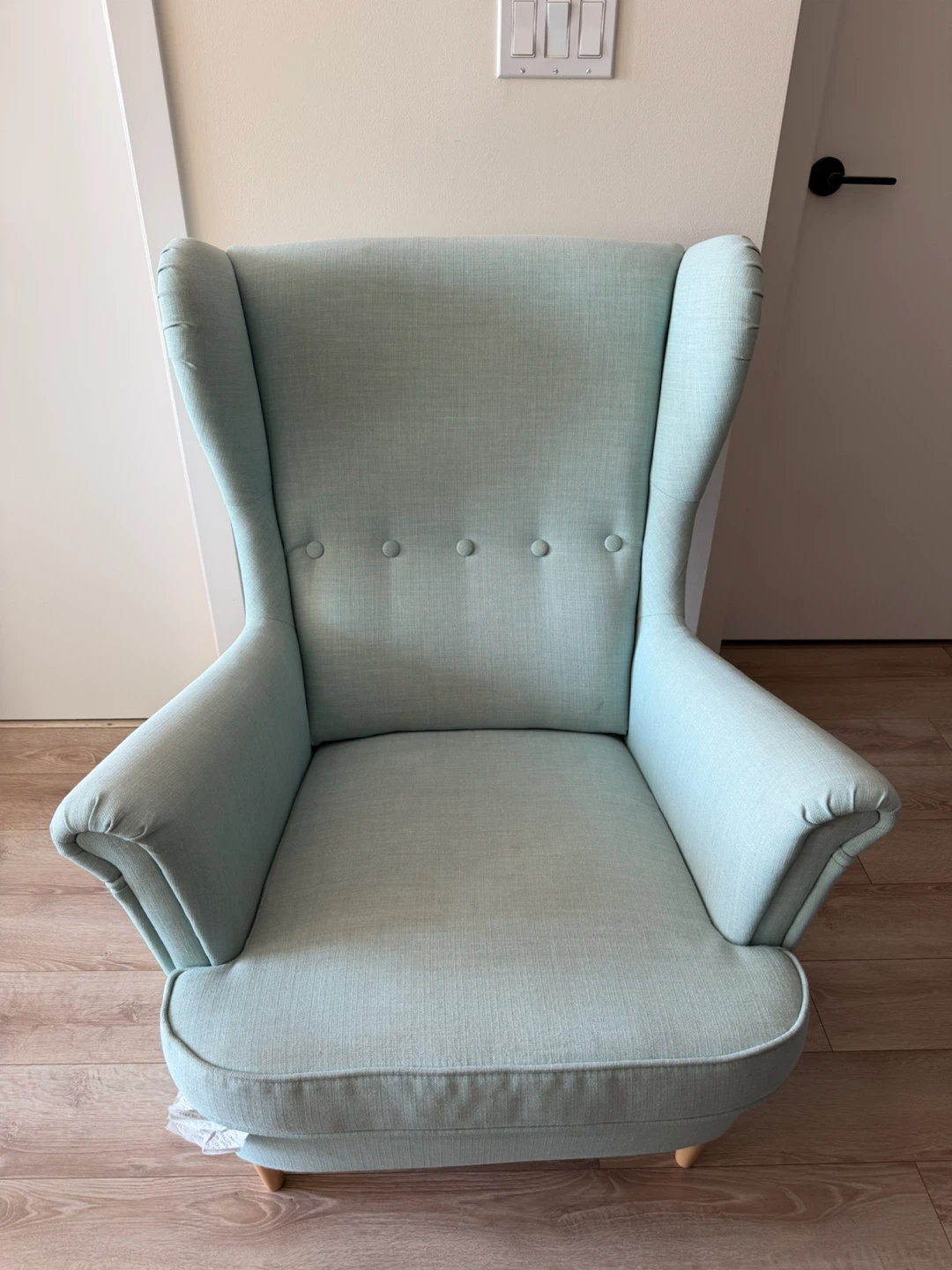 IKEA STRANDMON with matching ottoman - photo 2