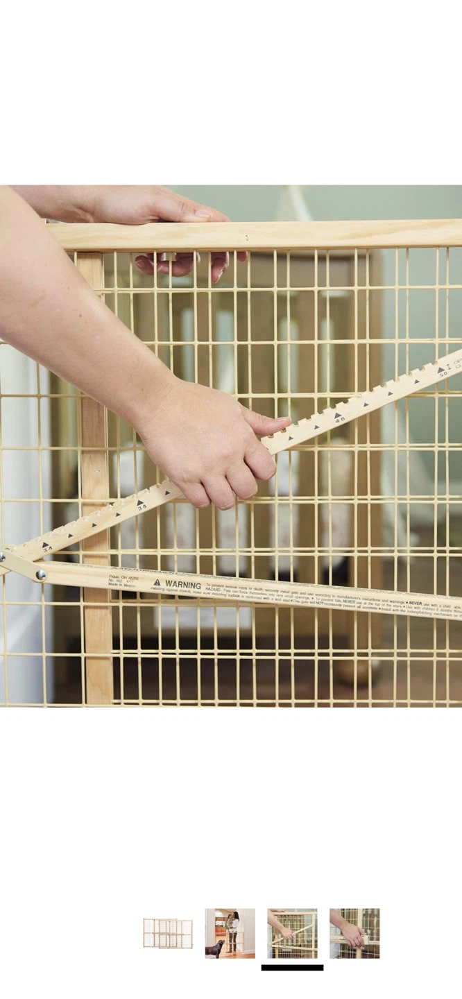 Wooden Pet Gate for baby and pets - photo 2