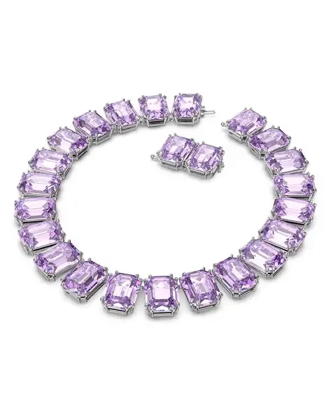 Swarovski 'MILLENIA' OVERSIZED CRYSTAL TENNIS NECKLACE - photo 2