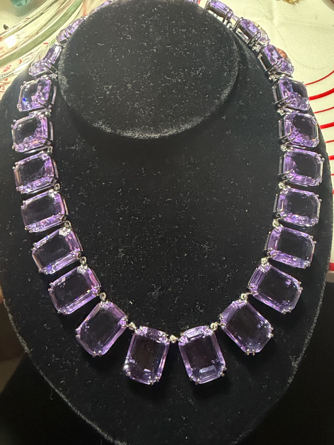 Swarovski 'MILLENIA' OVERSIZED CRYSTAL TENNIS NECKLACE - photo 5