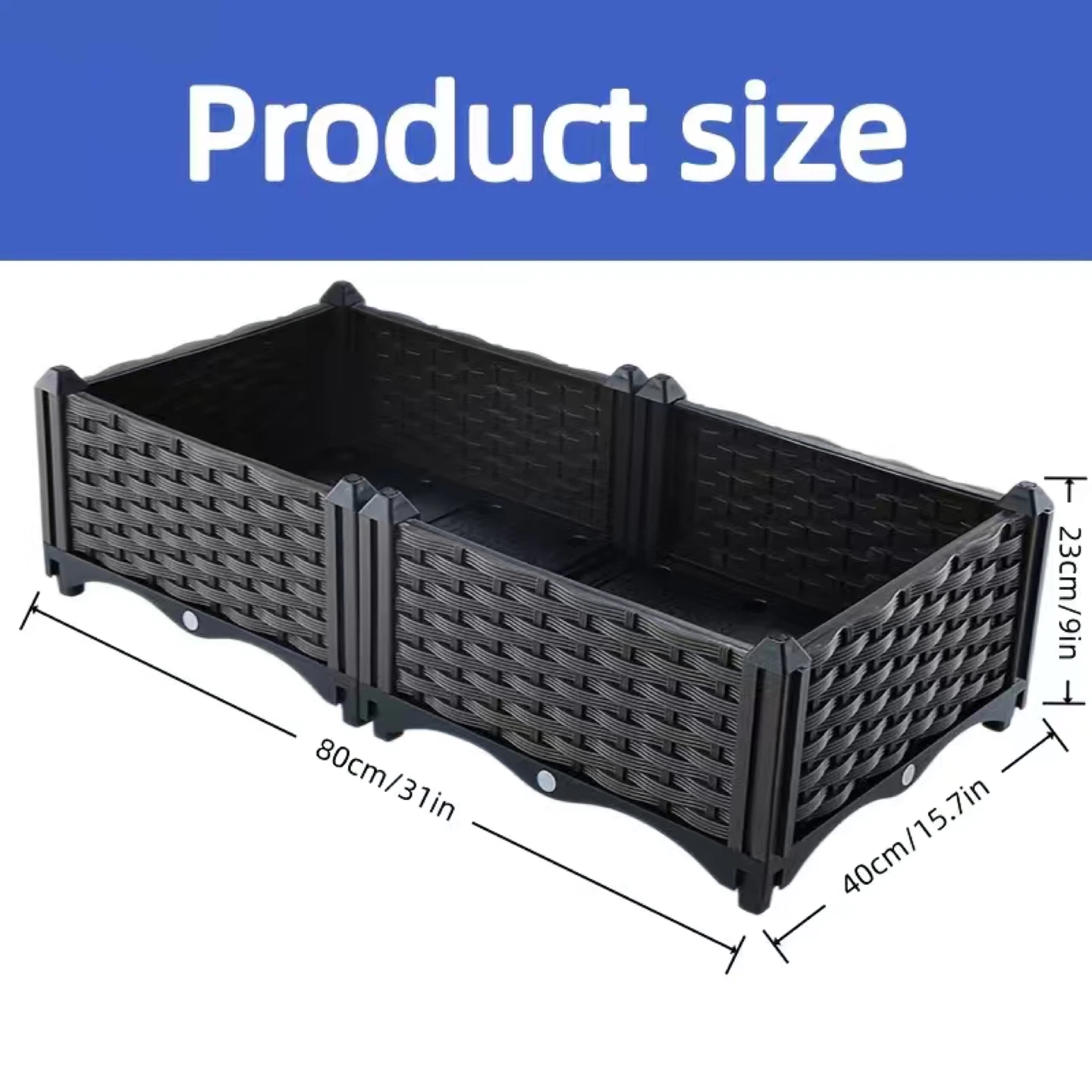 BNIB!!!!Set of 2!! Raised Garden Bed Planter - photo 3