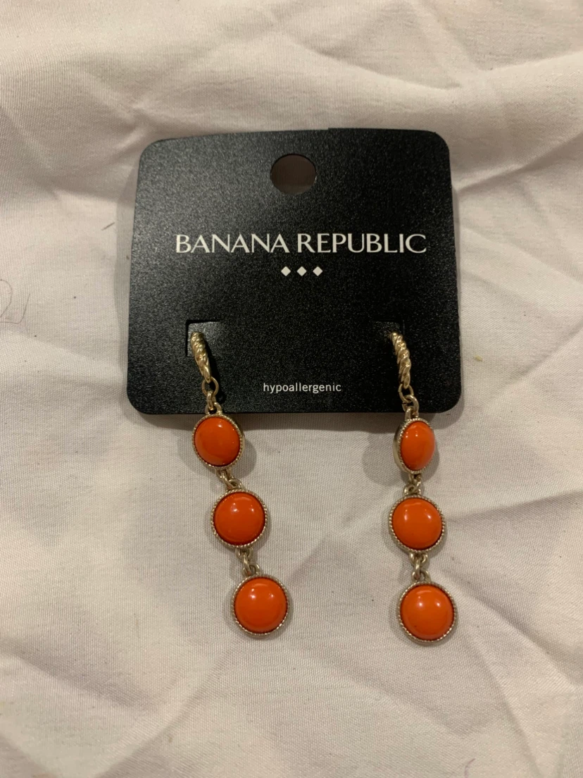 Banana Republic Orange Drop Earrings - photo 2