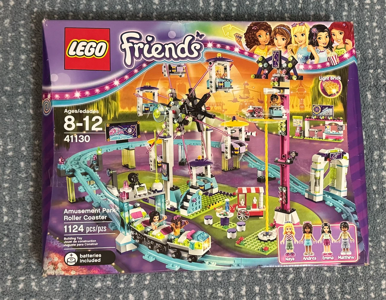 Lego Friends Amusement Park roller coaster