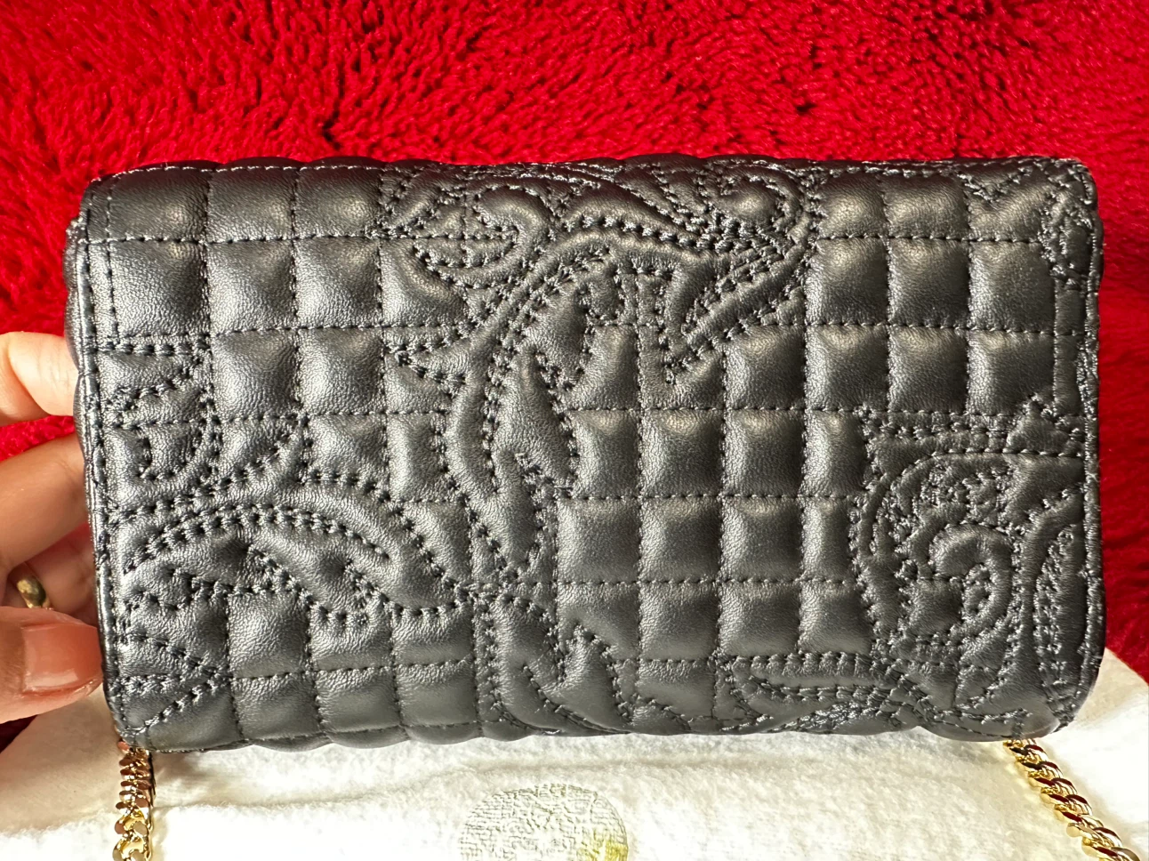 Versace Quilted Leather Shoulder Bag - photo 3