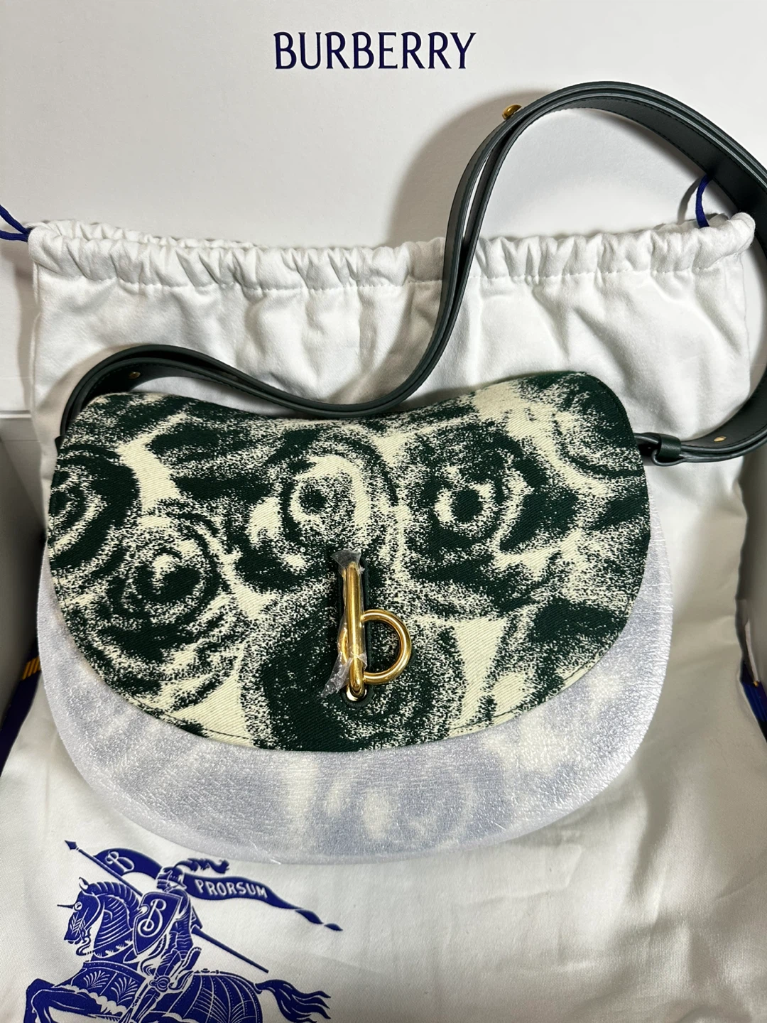 Burberry Horseferry Print Saddle Bag
