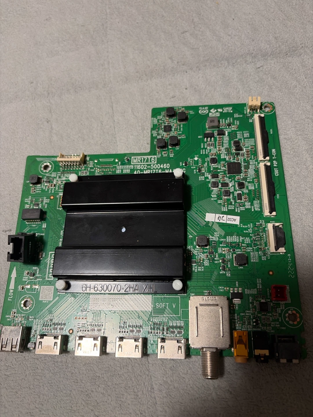 TCL Roku TV Mainboard + Power Supply Board – 43S451 / 43S455