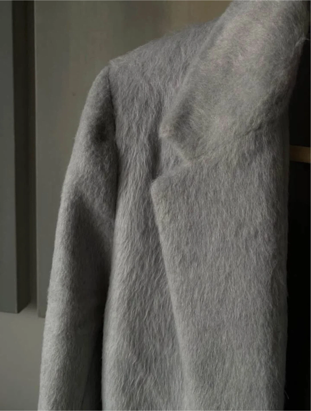 New! Wool Blazer Coat Grey Mix Women’s paid $134 - photo 3