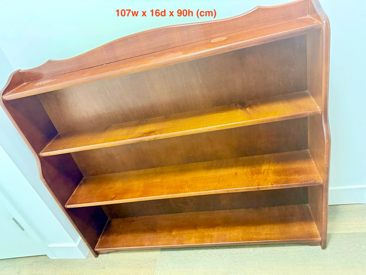 Wooden Bookshelf