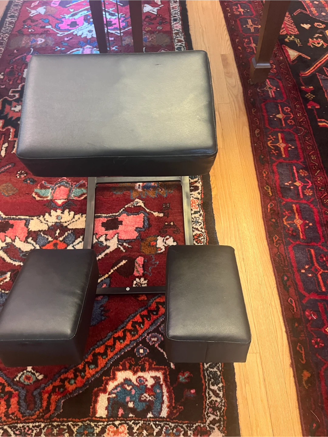 Black Leather Kneeling Chair - photo 4