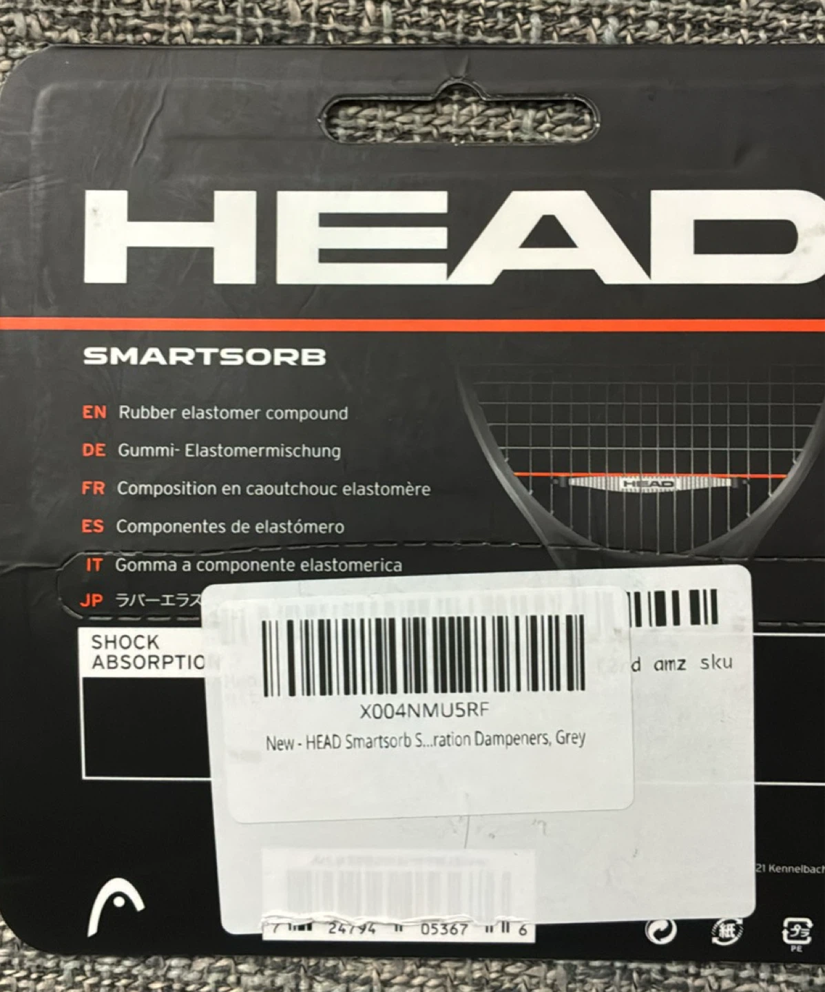 New HEAD SmartSorb New Dampeners Grey - photo 2