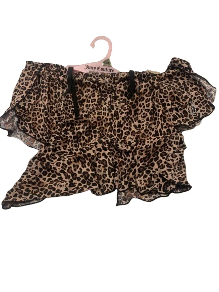 Juicy Couture Leopard Print Pajama Shorts