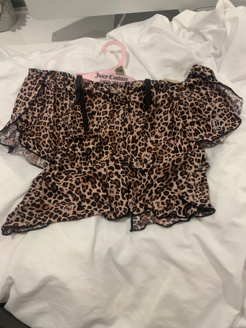 Juicy Couture Leopard Print Pajama Shorts - photo 4