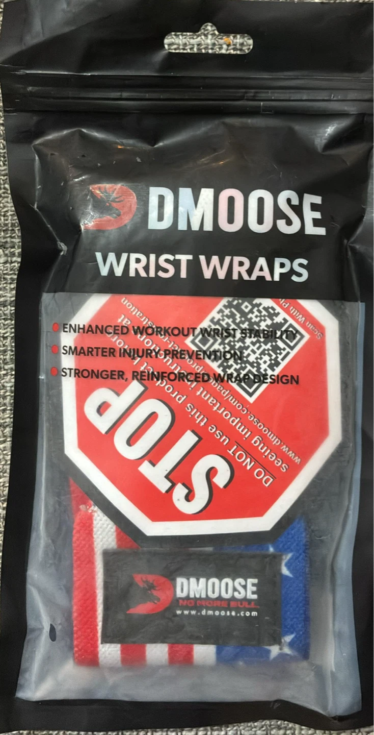 New DMoose Workoot, Weightlifting Wrist Wraps