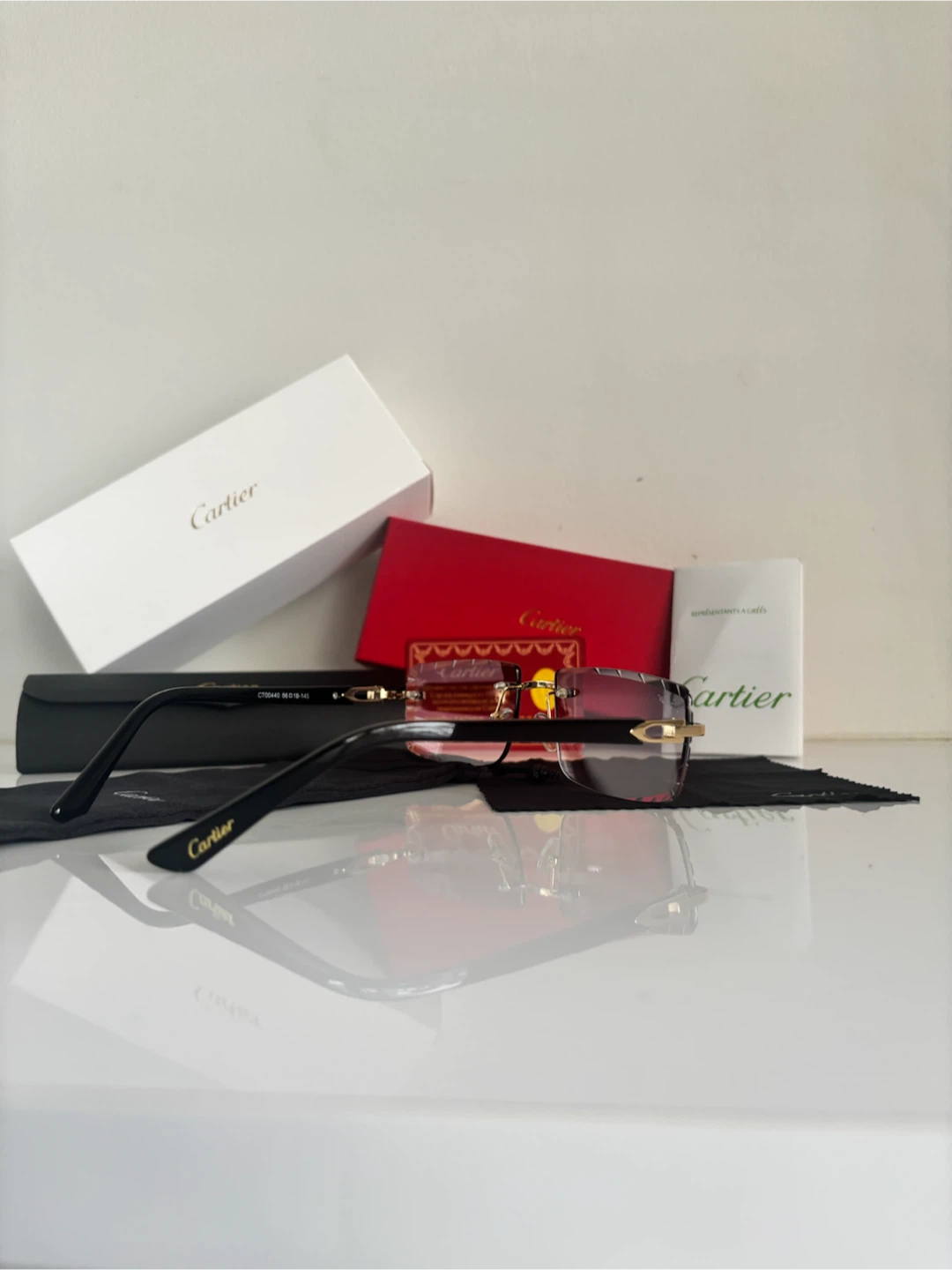 Cartier Rimless Sunglasses - photo 3
