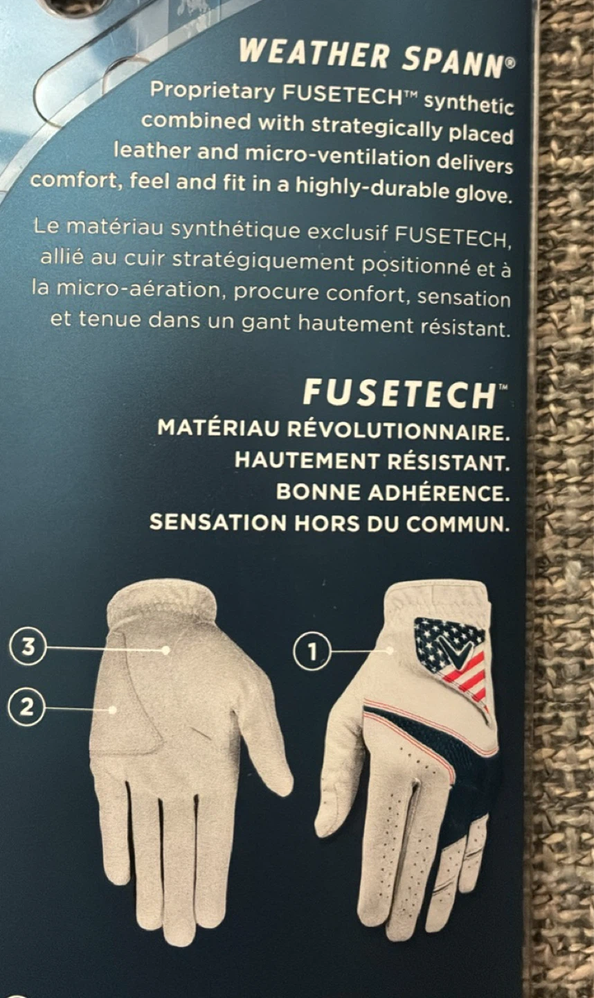 New Callaway Weather Spann Golf Glove - photo 3
