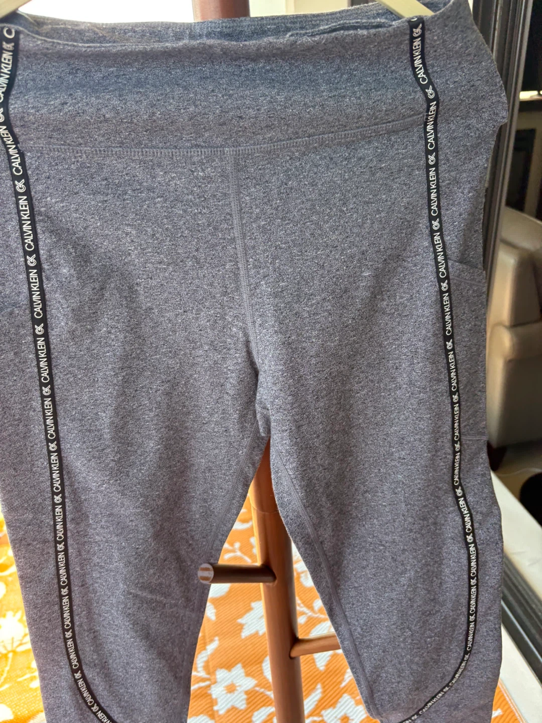 Calvin Klein Performance Grey Stretch Leggings - Medium - photo 2