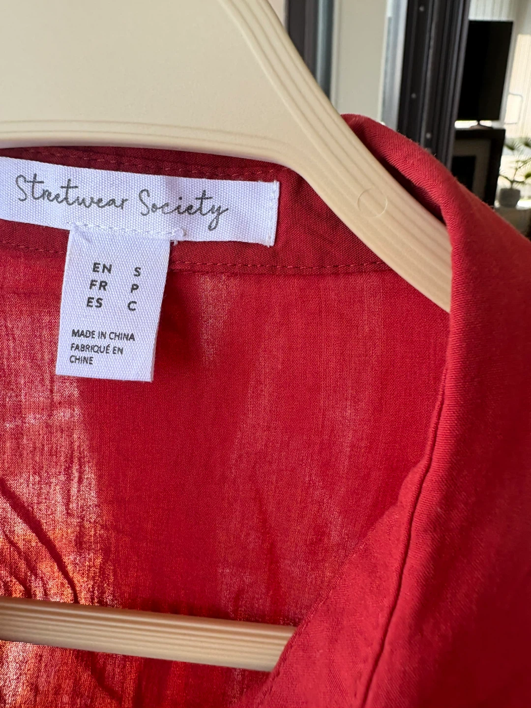 Streetwear Society Red Button-Up Shirt - photo 2