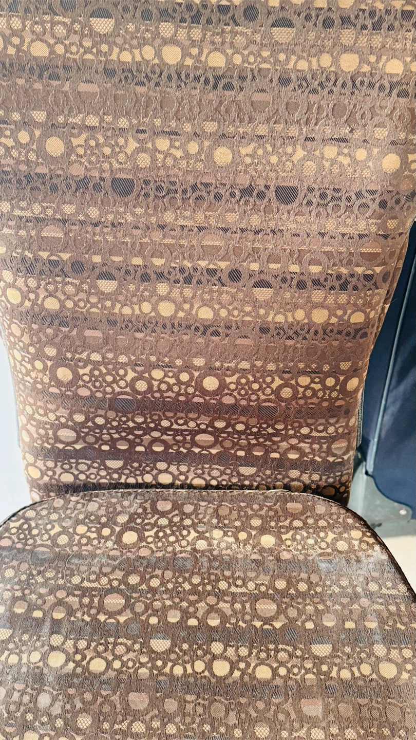 Brown Patterned Upholstered Chair - photo 3