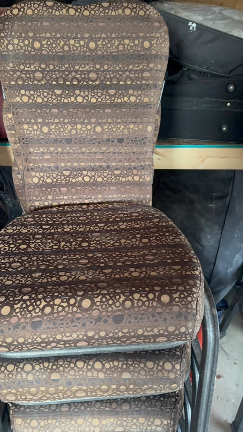 Brown Patterned Upholstered Chair - photo 4