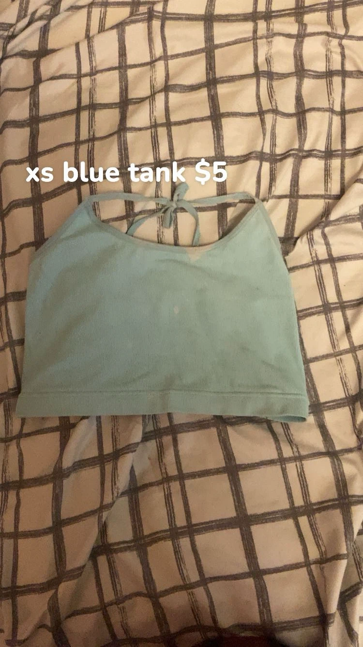 XS Blue Tank Top