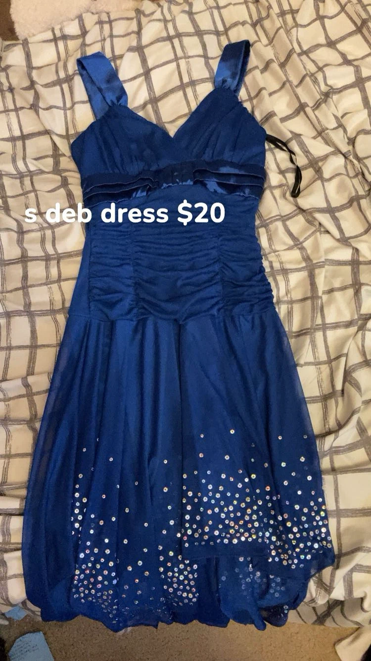 Royal Blue Sequin Prom Dress