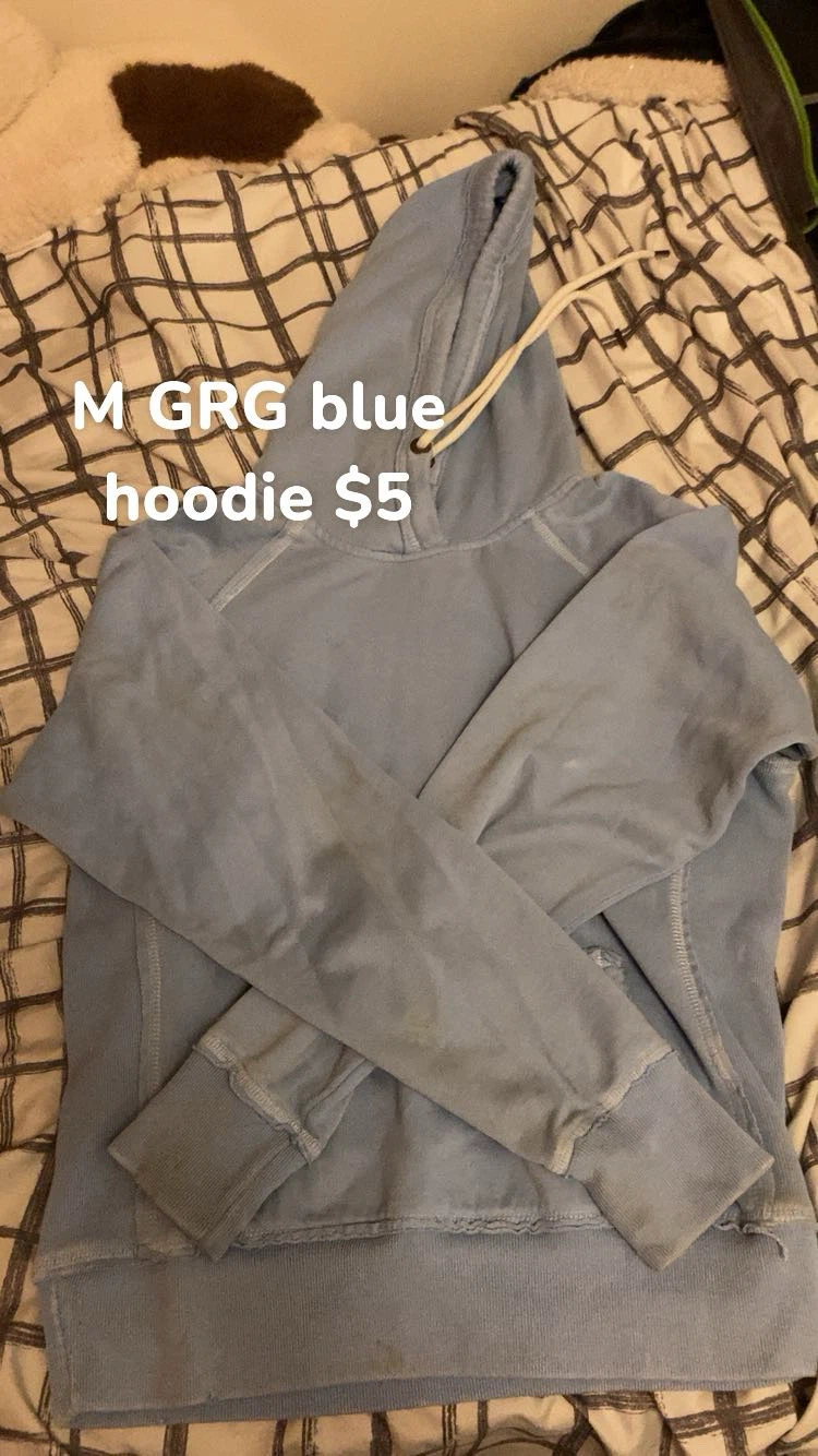 M GRG Blue Hoodie