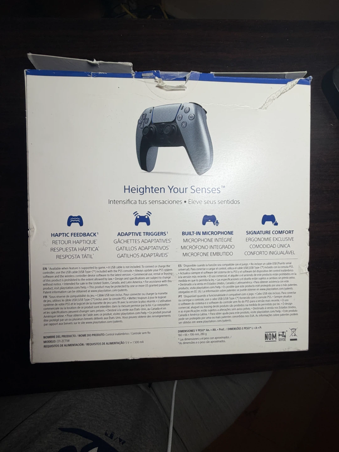 DualSense Wireless Controller for PlayStation 5 Sterling Silver - photo 2