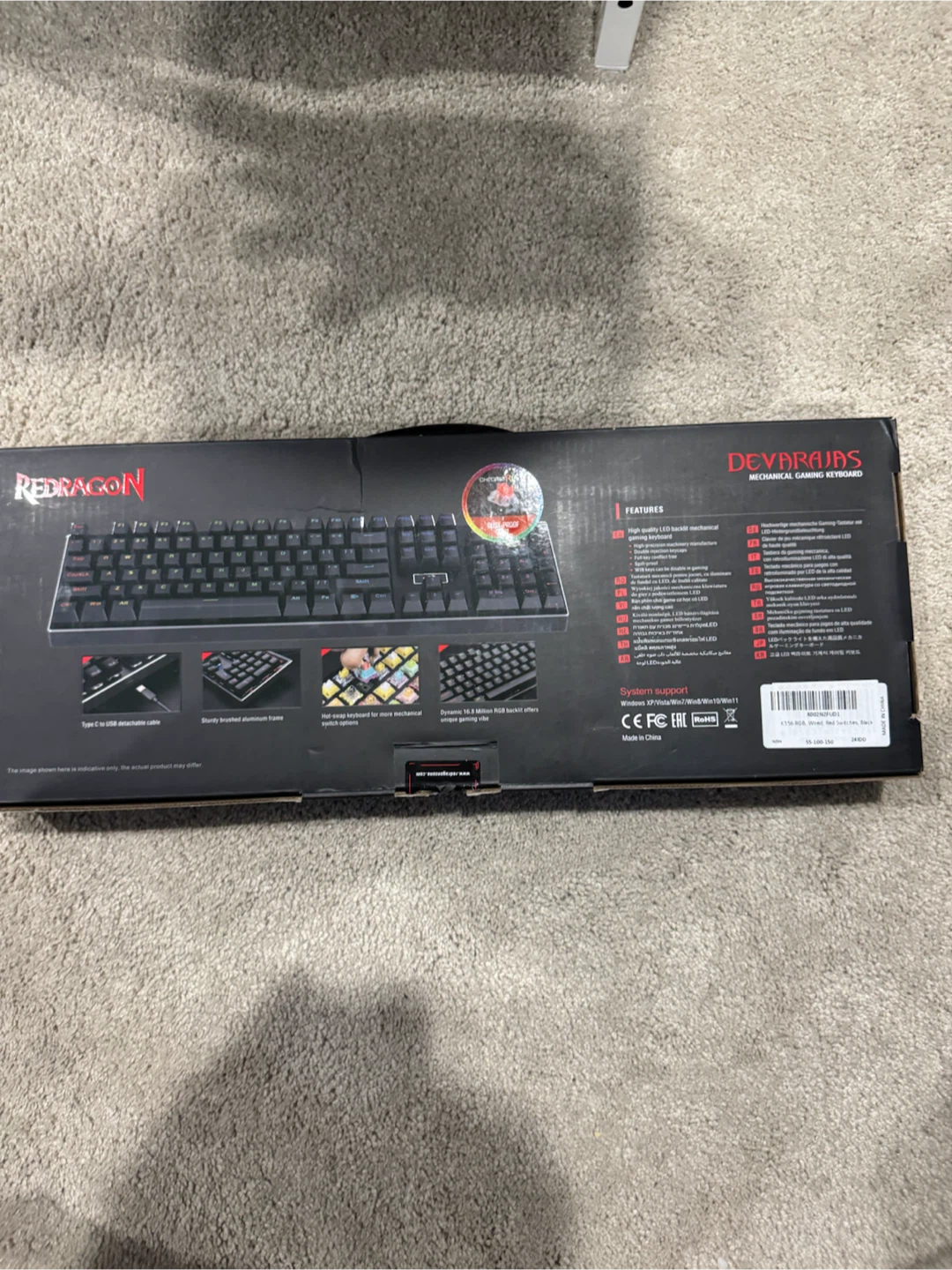 Redragon K556 Wired RGB Mechanical Gaming Keyboard - photo 3