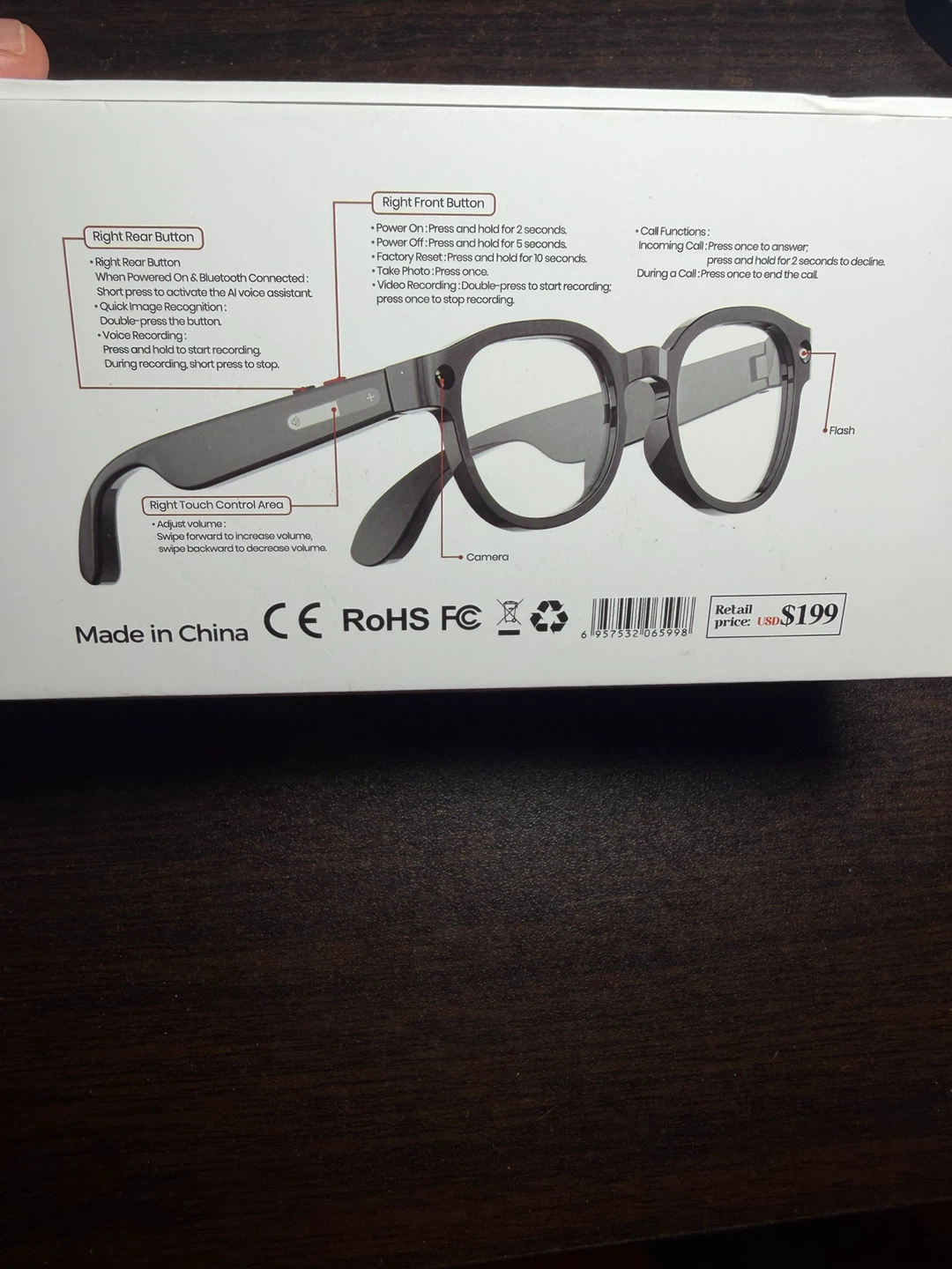 AiM B-S1 AI Glasses - photo 2