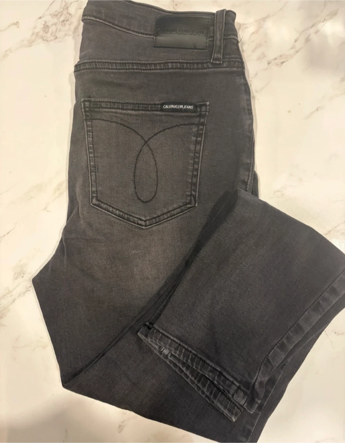 Calvin Klein Jeans Grey Denim Pants - photo 2