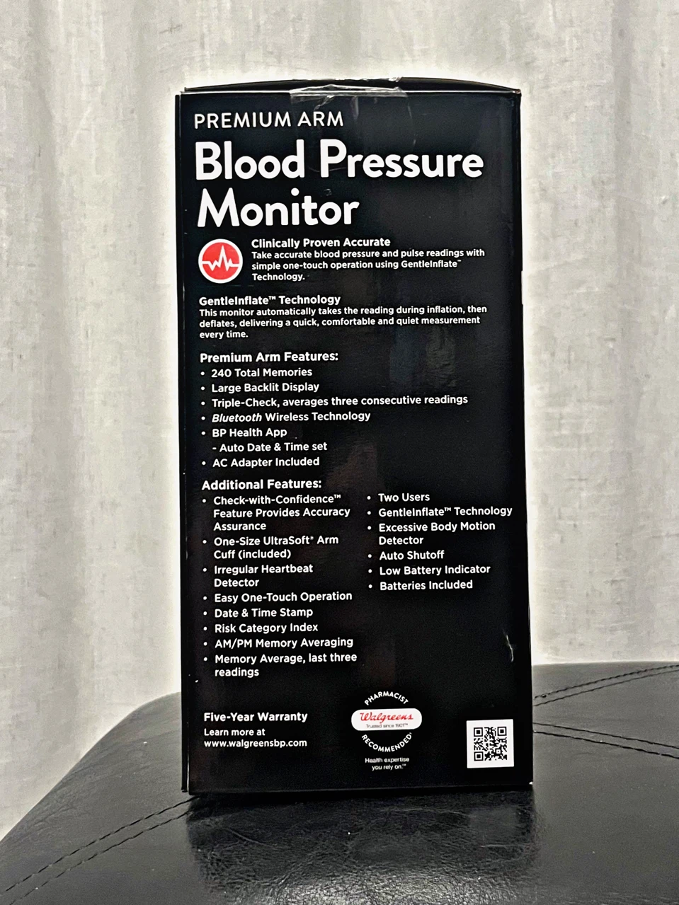 Walgreens Premium Arm Blood Pressure Monitor - photo 4
