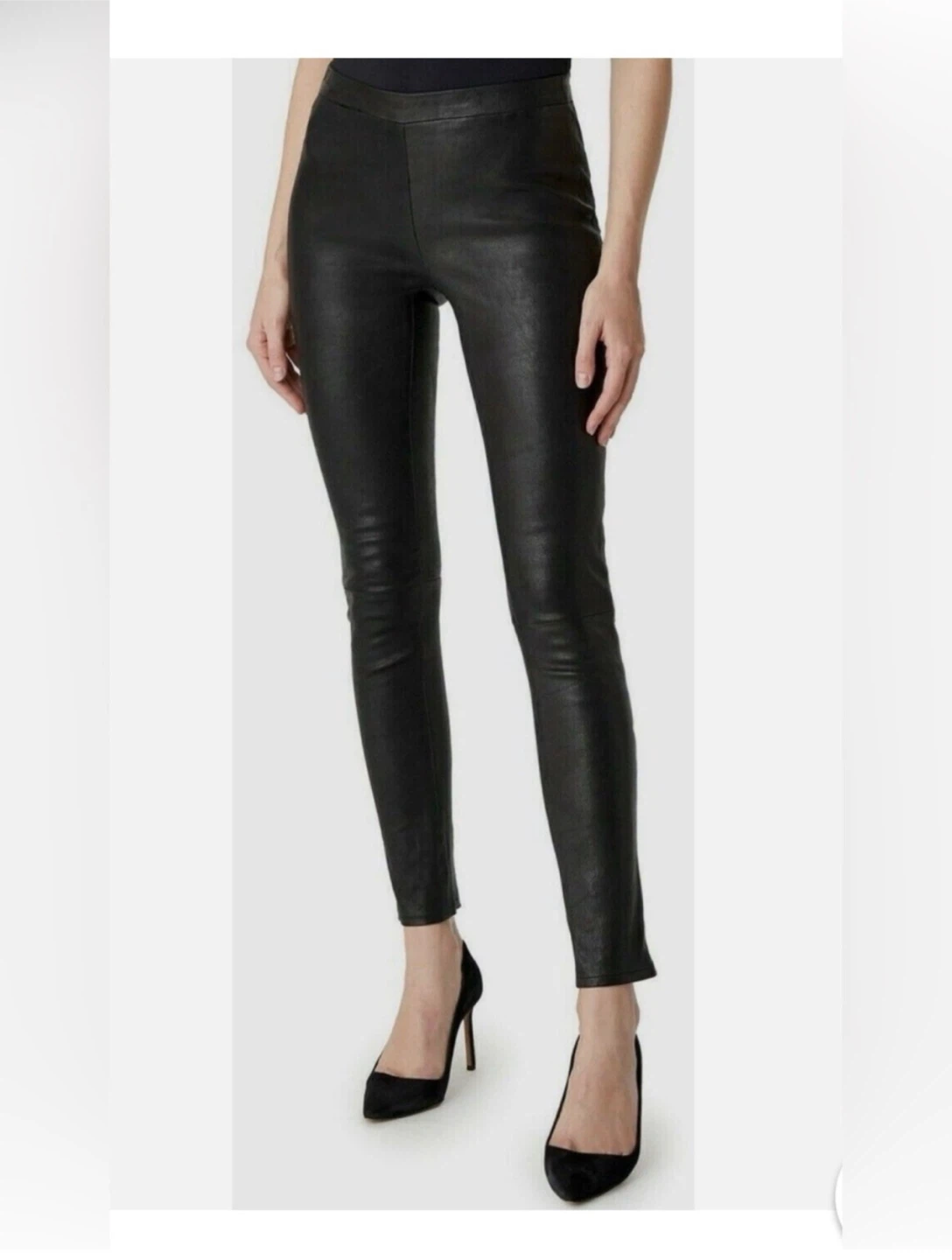 J brand lambskin Leather Slim Leg Pants - size 25